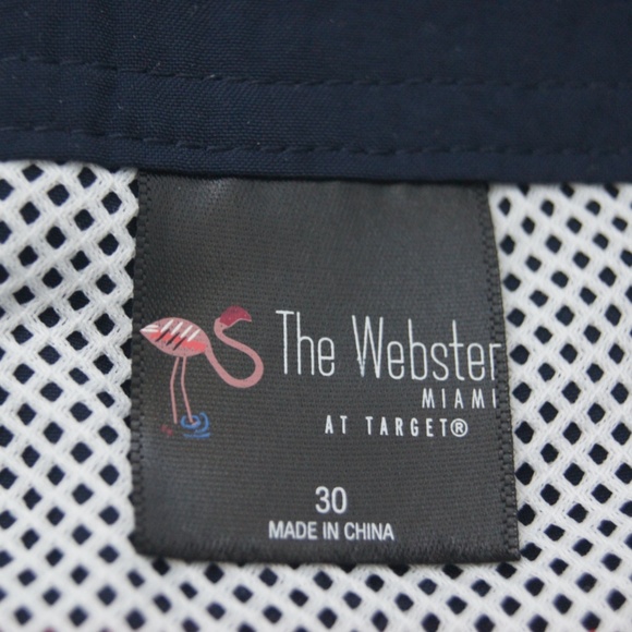 The Webster Miami Target Nylon Swim Shorts Men's Size 30 Bathing Suit - Picture 2 of 5